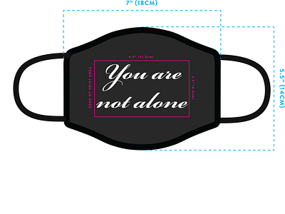 You are not alone 961 graphic design tyography