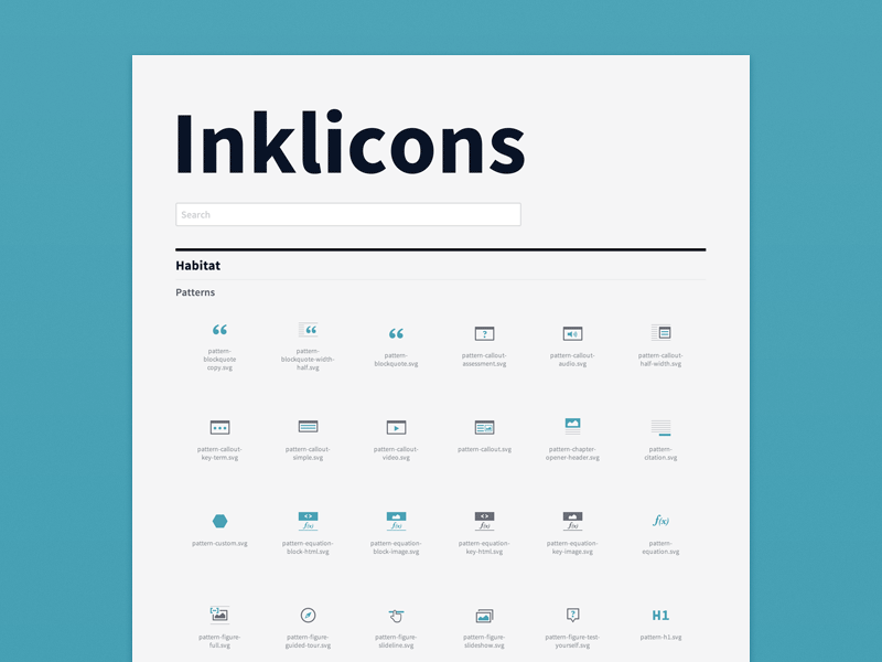 Inklicons