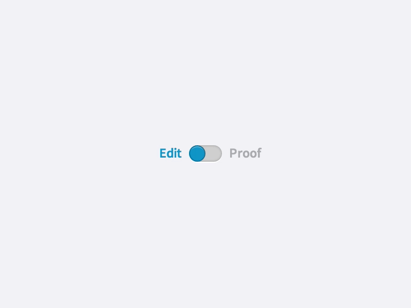 Toggle (GIF) by Chanpory Rith for Inkling on Dribbble