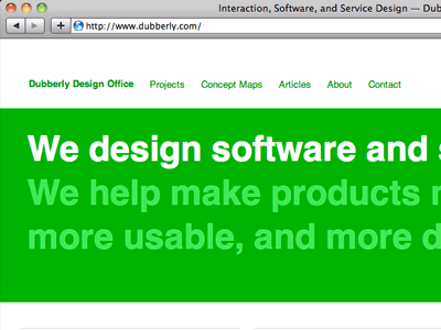 Dubberly Design Office Website