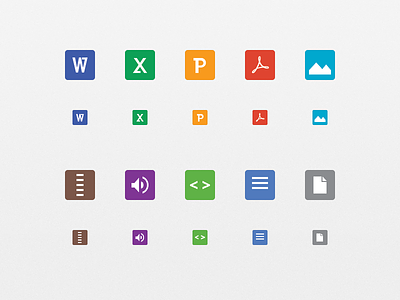 Gmail 2.0 Attachment Icons