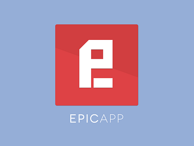 Epic app icon app branding emblem epic flat design icon identity illustration logo mark sketch sketch 2 ui ux