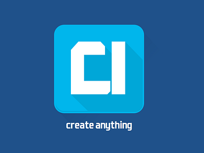 Create Anything New Logo Blue