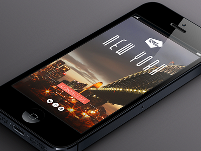 New York app contact us interactive ios ipad iphone new york phone typography ui user interface web