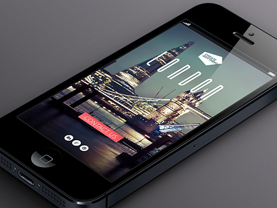 London - Contact Us app contact us interactive ios ipad iphone london phone typography ui user interface web