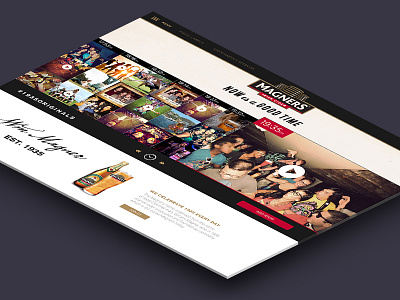 Magners Cider - Responsive Website alcohol android clean flat ios7 responsive timeline ui video website