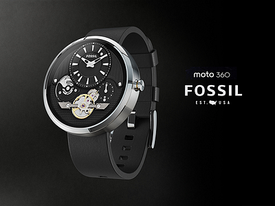 Moto360 Fossil android fossil moto360 ui watch wear wearable