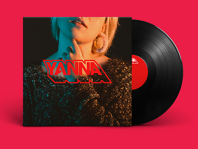 YANNA | SINGLE branding design flat graphic design logo music musician typography vinyl