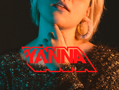 YANNA | SINGLE branding design flat graphic design logo music musician typography vector vinyl