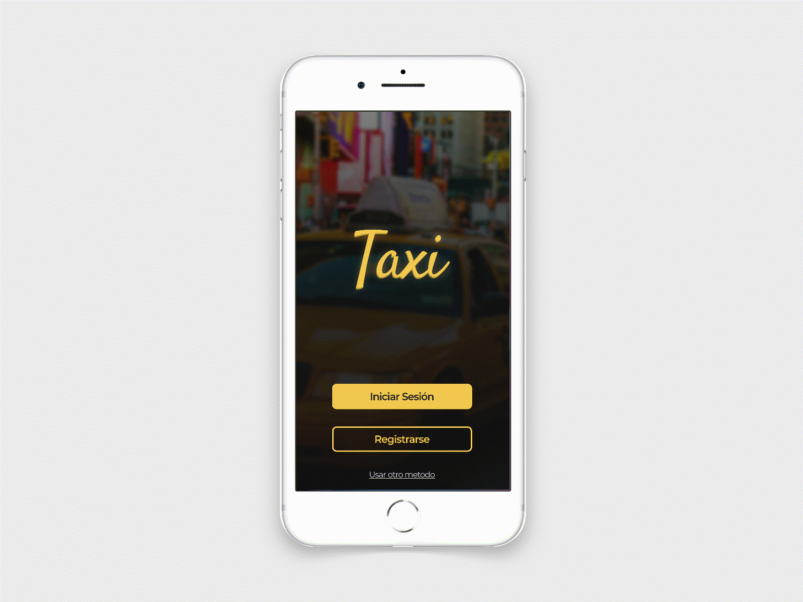 Taxi app - mobile design