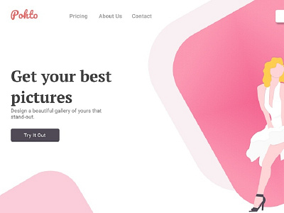 Pohto Landing Page