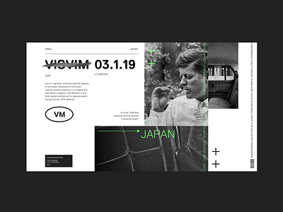 VISVIM • Microsite Concept apparel daily ui ecommerce fashion graphic design landing page microsite streetwear typography uiux user interface visvim web design