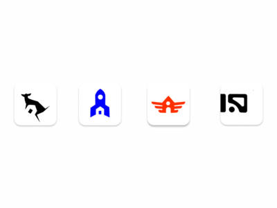 Sketches for moving app logo app house icon kangaroo logo truck