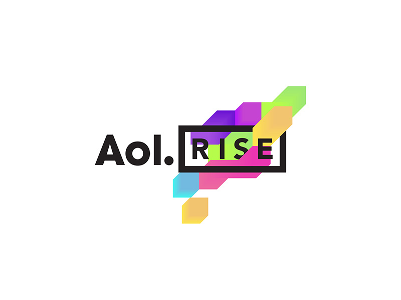 Aol Rise Logo by Ed Price on Dribbble