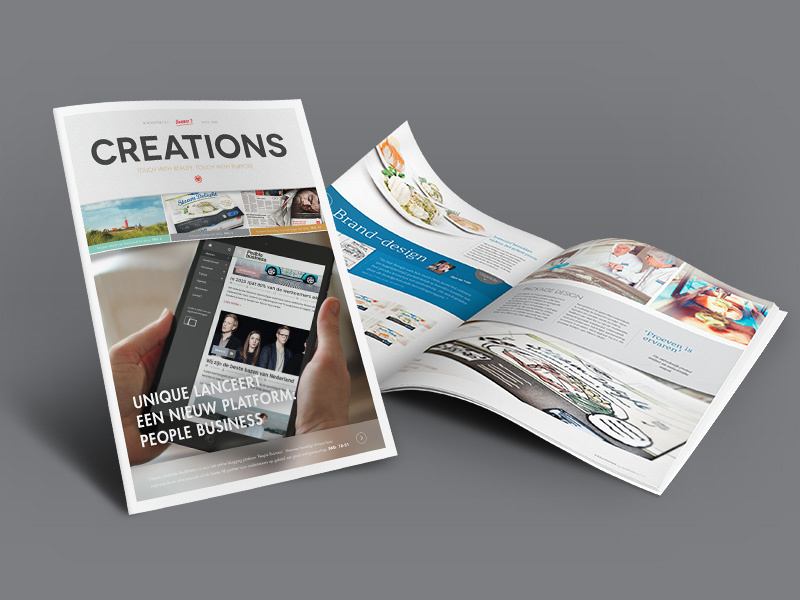 New Creations Magazine (free) magazine design free art cases articles showcase typography work portfolio scoops insides