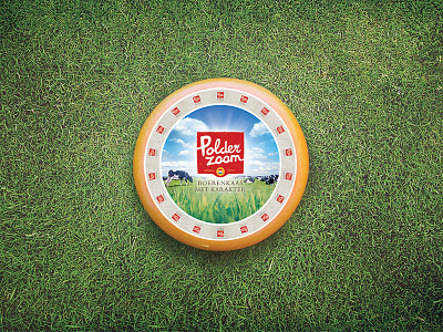 Polderzoom label cheese cows design food grass label logo package package design packaging packaging design retail