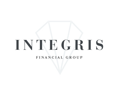 Integris Financial Group Logo branding design financial geometric graphic logo logo design shapes