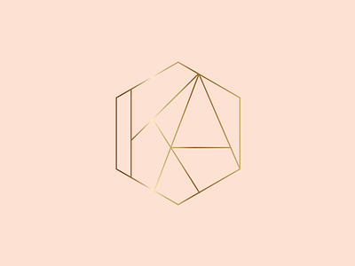 Kismet Alchemy Mark geometric icon mark ka line work lines logo logo mark minimal monogram mark packaging