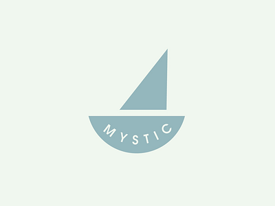 Mystic Boat boat icon iconic minimal minimalist modern nautical nautical icon simple boat simplicity