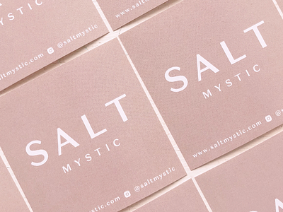 Salt Mystic Packaging Stickers