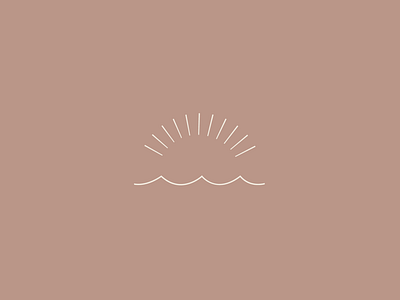 Pure Joy Branding beachy brand branding logo logo icon logo mark minimal minimalist
