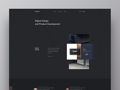 Inove Agency agency developement digital inove redesign sketch uidesign uiux userinterface we design webdesign website