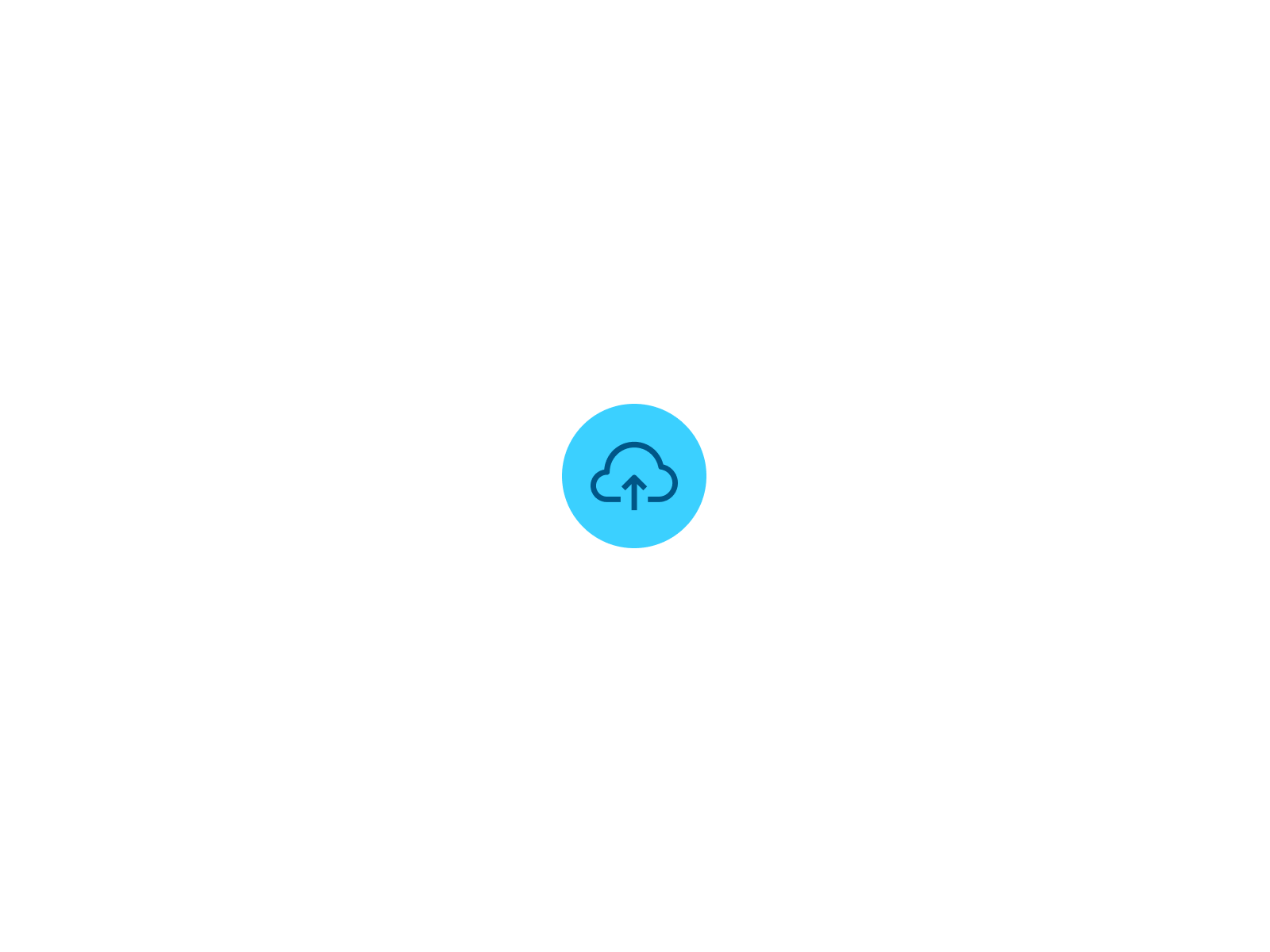 Cloud button animation button icon interface motion pulsing ui ux web design