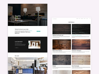 Sharp edges aesthetic architecture design homepage interior design simple ui ux web design website