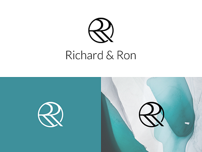 Richard & Ron brand identity aesthetic brand identity branding clean design idea logo simple typography