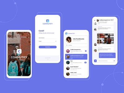 Messenger for students - Mobile App