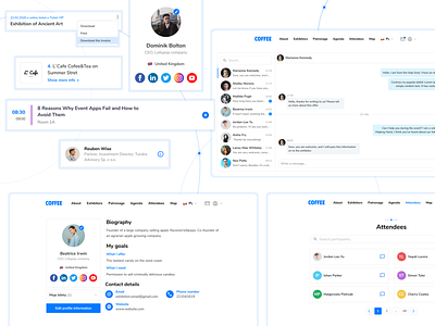 Meeting Application: Redesign&New Features app design figma meeting app meeting application redesign ui uiux ux web web page web service website