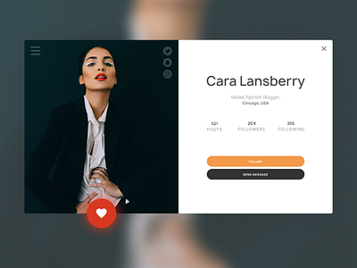 User Profile Design 006 100daysofui design figma figmadesign popup push notification ui uiux ux