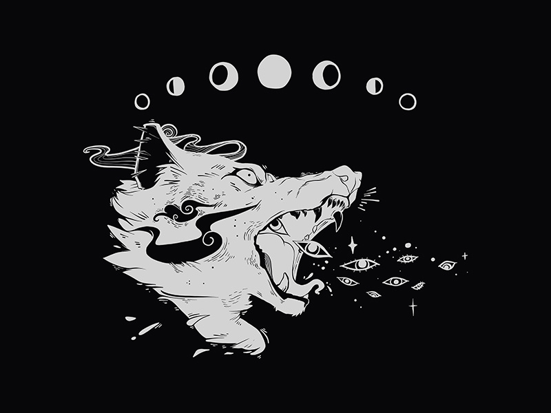 Wolf Illustration By Jennifer O Toole On Dribbble