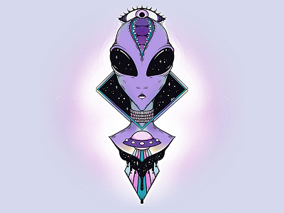 A0130, Alien Illustration