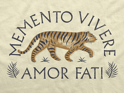 Memento Vivere | Amor Fati | Jungle Graphic amorfati illustration marcus aurelius philosophyquotes stoic stoic philosophy stoicism typography