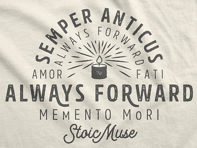 NextLevel3600 Cotton Square amorfati illustration philosophyquotes stoic stoicism