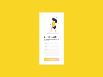 028 - Contact Us contact contact form contact us dailyui dailyui 028 get in touch