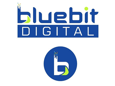 BlueBit Digital Logo Redesign branding design illustration logo vector