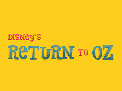 Disney's Return to Oz cowardly disney dorothy illustration lion man oz return scarecrow tin to