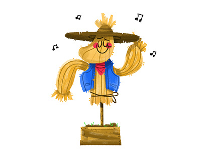 Dancing with a SCARECROW!