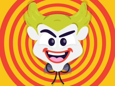 The man who laughs batman clown dc illustration joker laughs vector