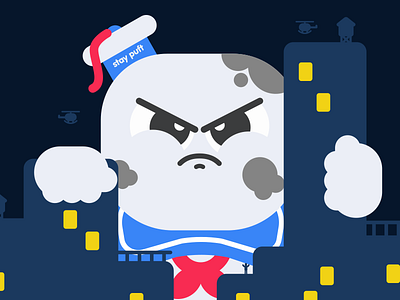 Stay puft character ghostbusters illustration marshmallow marshmallow man new york stay puft