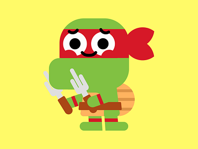 Turtle illustration raph raphael teenage mutant ninja turtles tmnt vector