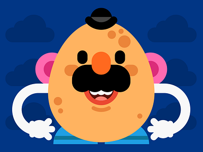 PO-TA-TO character cute disney doolup fun illustration mr. potato head potato toy story toys
