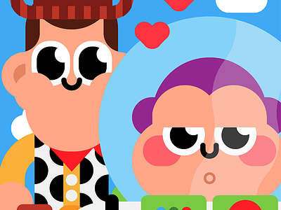 Best friends for life (iPhone wallpaper) buzz buzz lightyear character cute friends iphone toy story vector woody