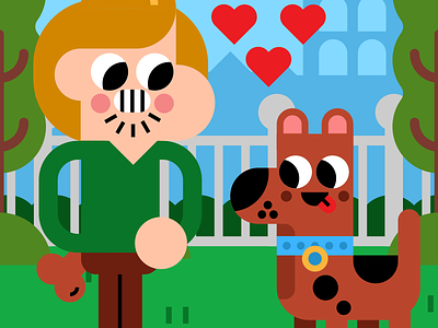 Best buds animal character dog friends illustration illustrator love scooby doo shaggy valentine vector