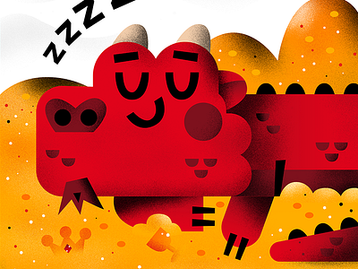 Red book boys castle dragon illustration illustrator read red sleep toddler