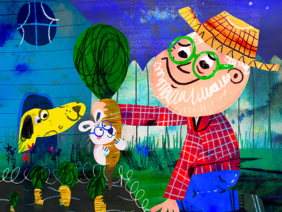 Carrot thief book colour draw drawing fun illustration illustrator kids