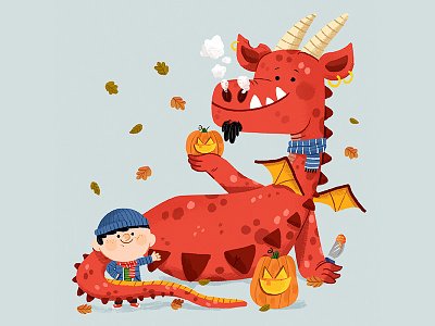 Autumn leaves! book character colour cute drawing fun illustration illustrator kids kidslit toddler