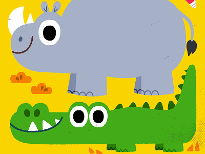 Bright animals animals character cute drawing fun illustration illustrator kids kidslit vector